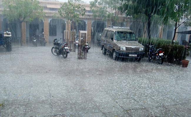 राजस्‍थान में बारिश का दौर जारी