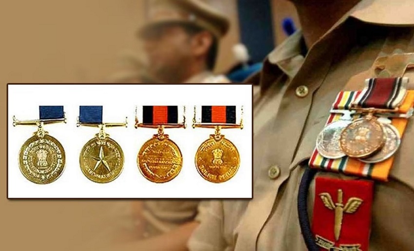 954 पुलिस कर्मियों को सेवा पदक