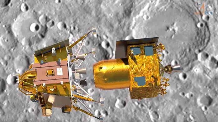 अलग हुआ चंद्रयान-3 का लैंडर मॉड्यूल
