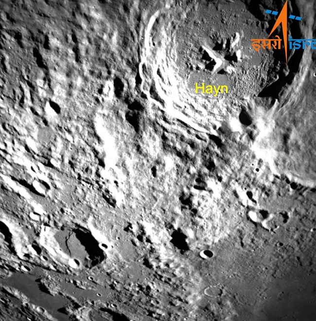 इसरो ने चंद्रमा के सुदूर पार्श्व भाग की तस्वीरें जारी कीं
