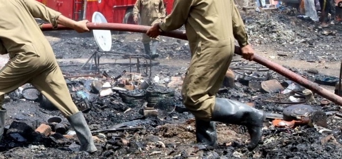 दिल्ली के  बुराड़ी में निर्माणाधीन गैस पाइपलाइन में धमाका