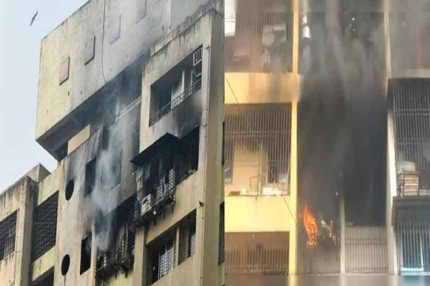 मुंबई की रिहायशी इमारत में आग