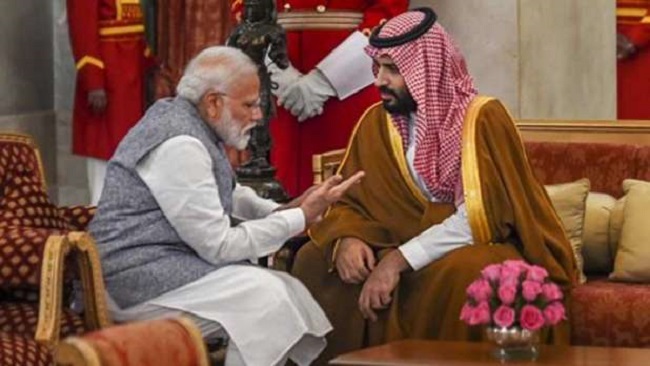 सऊदी अरब के युवराज और प्रधानमंत्री मोदी के बीच आज द्विपक्षीय वार्ता