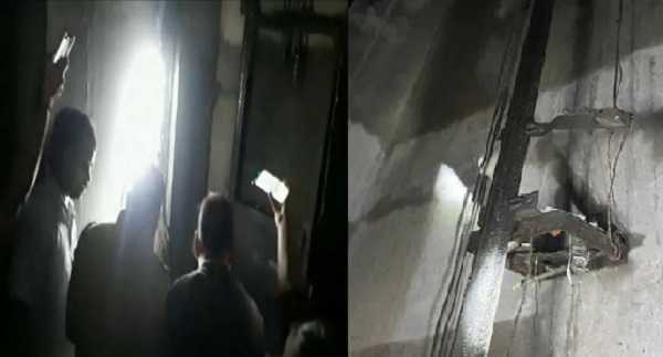 ठाणे में लिफ्ट गिरने की घटना