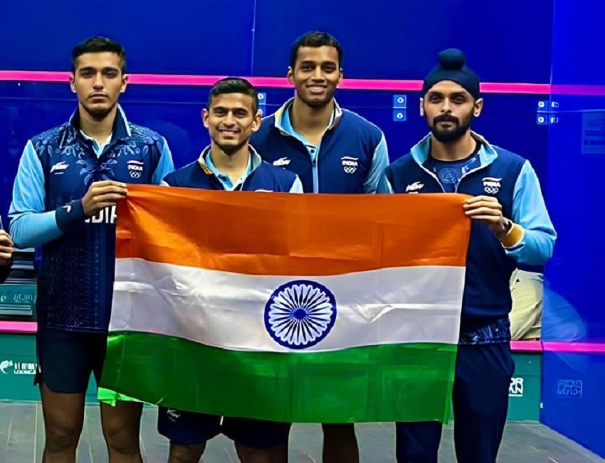 भारत ने स्क्वाश स्पर्धा में जीता गोल्ड