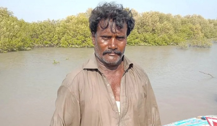 भारतीय हिस्से में एक पाकस्तानी मछुआरे को पकड़ा