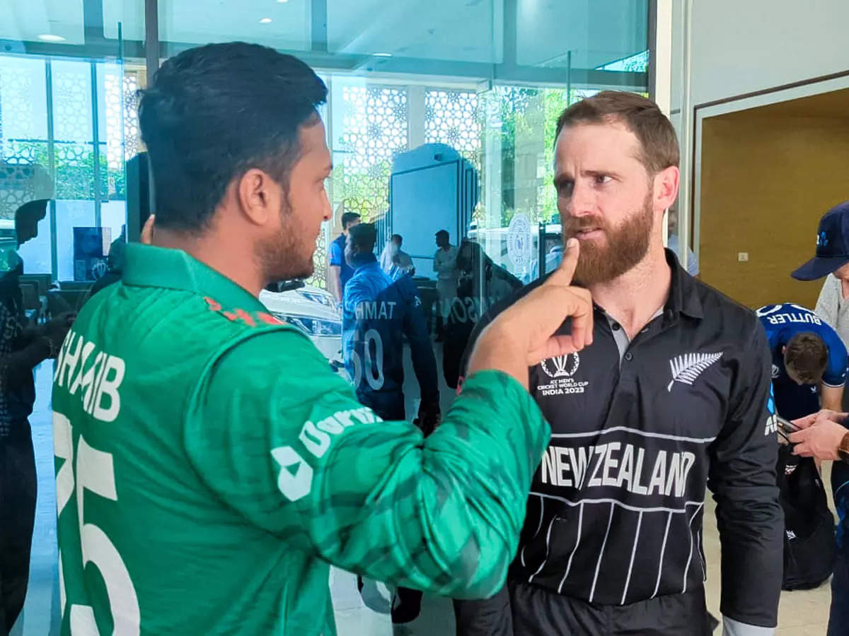 न्यूजीलैंड और बांग्लादेश के बीच विश्व कप के मैच का स्कोर