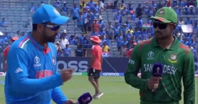 बांग्लादेश ने भारत के खिलाफ जीता टॉस