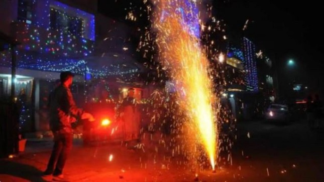पटाखों पर पूर्ण प्रतिबंध लगाने की मांग