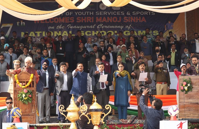 उपराज्यपाल सिन्हा ने श्रीनगर में 67वें राष्ट्रीय स्कूली खेलों का उद्घाटन किया