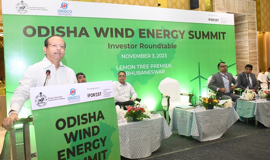 ओडिशा पवन ऊर्जा शिखर सम्मेलन का आयोजन