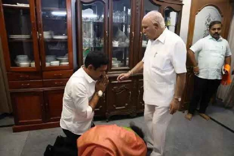 येदियुरप्पा के बेटे विजयेंद्र ने कर्नाटक भाजपा अध्यक्ष का कार्यभार संभाला