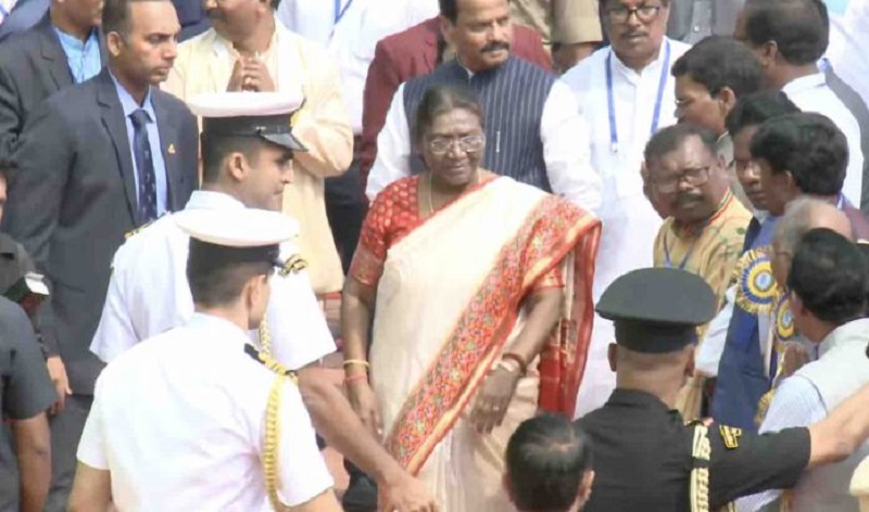 राष्ट्रपति मुर्मू की तीन दिवसीय ओडिशा यात्रा