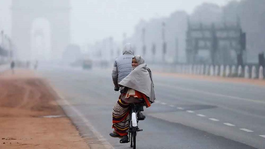 दिल्ली में न्यूनतम तापमान 9.2 डिग्री सेल्सियस