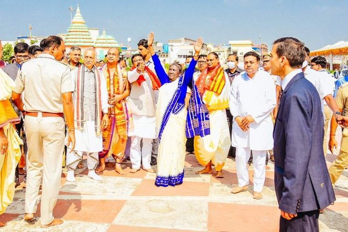 राष्ट्रपति द्रौपदी मुर्मू ओडिशा यात्रा