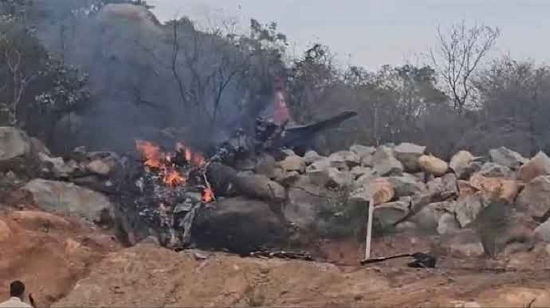 भारतीय वायु सेना विमान दुर्घटनाग्रस्त