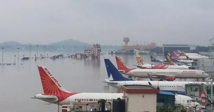बारिश रुकने के बाद चेन्नई हवाई अड्डे का हवाई क्षेत्र खुला