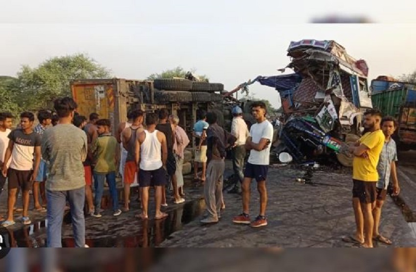 जांजगीर जिले में बड़ा सड़क हादसा