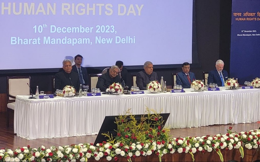 भारत मंडपम में मानवाधिकार दिवस पर आयोजित कार्यक्रम