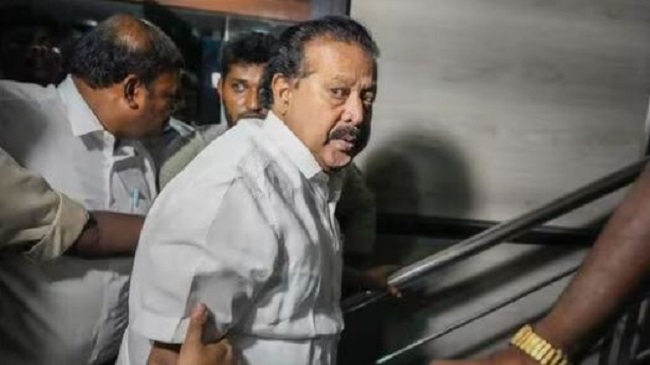 तमिलनाडु के उच्च शिक्षा मंत्री के. पोनमुडी को तीन साल की सजा