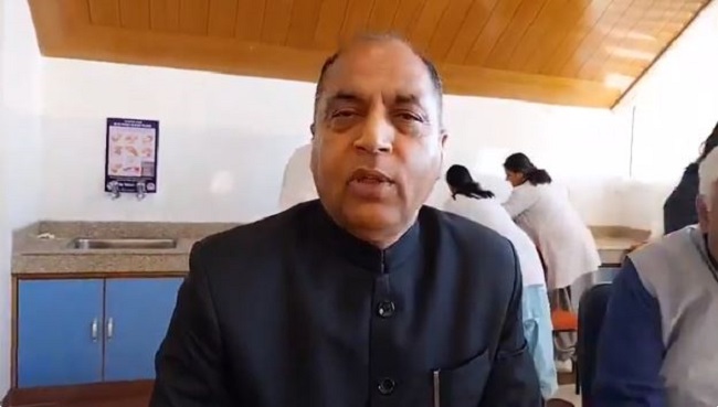 हिमाचल प्रदेश के पूर्व मुख्यमंत्री जयराम ठाकुर