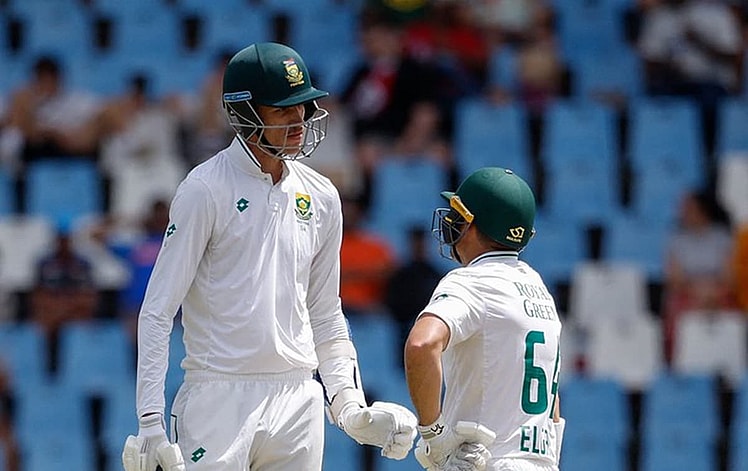 दक्षिण अफ्रीका के सात विकेट पर 392 रन