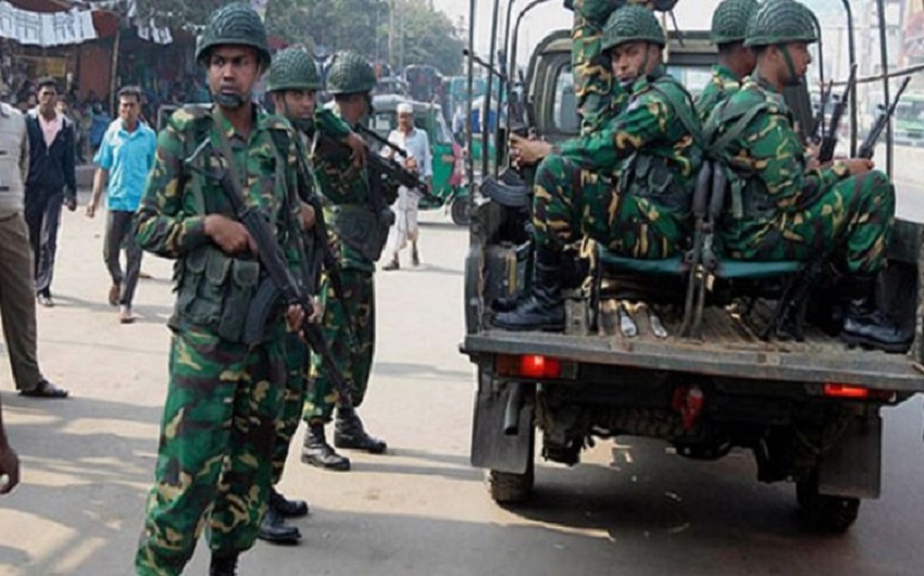 बांग्लादेश में होने वाले आम चुनाव से पहले सशस्त्र बलों की तैनाती