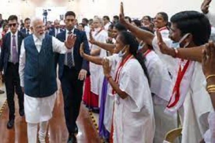 नरेंद्र मोदी लक्षद्वीप के दौरा पर
