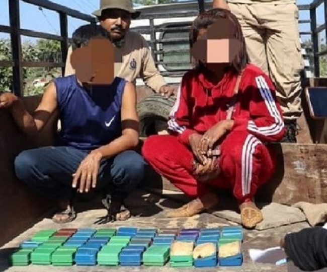 दो करोड़ रुपए मूल्य की हेरोइन जब्त, दो लोग गिरफ्तार