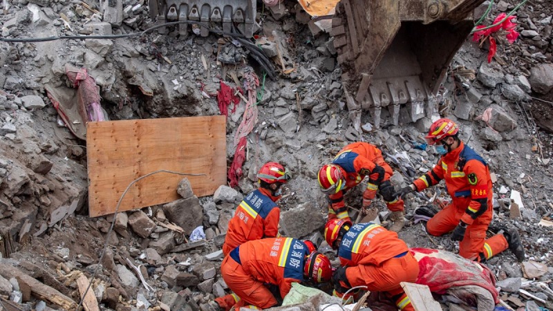 शिनजियांग में 5.2 तीव्रता का भूकंप