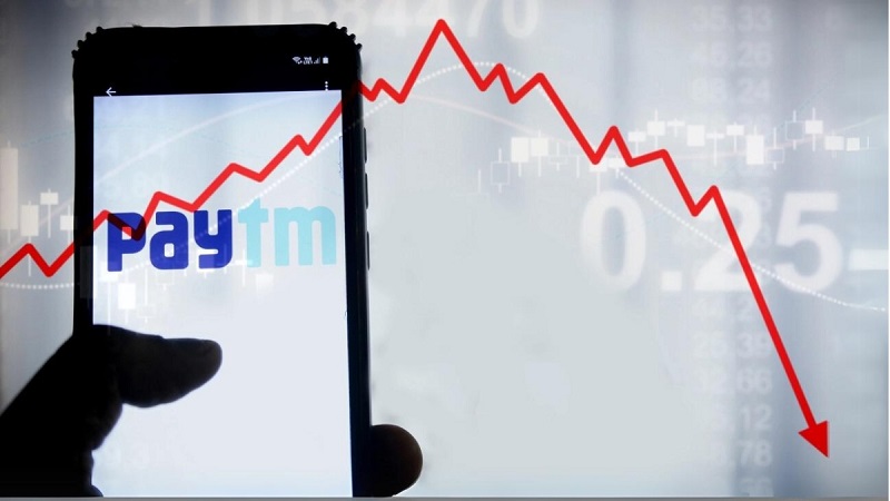 Paytm के शेयर में हाहाकार