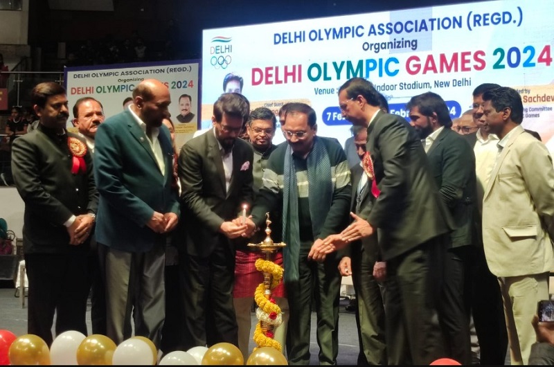 दिल्ली ओलंपिक गेम्स का उद्घाटन