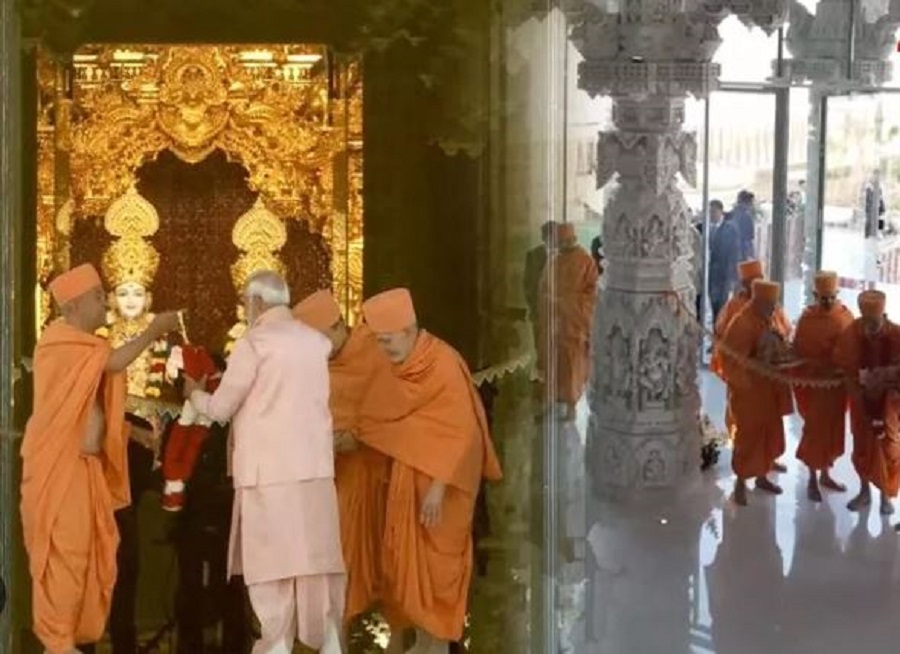 प्रधानमंत्री मोदी ने अबू धाबी में पहले हिंदू मंदिर का उद्घाटन किया